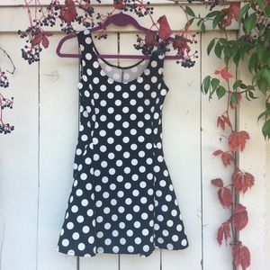 Polka Dot Mini Cocktail Dress